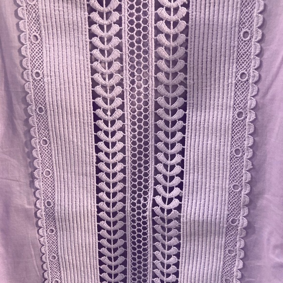 Talbots Embroidered Trim Top NWT - Picture 7 of 13